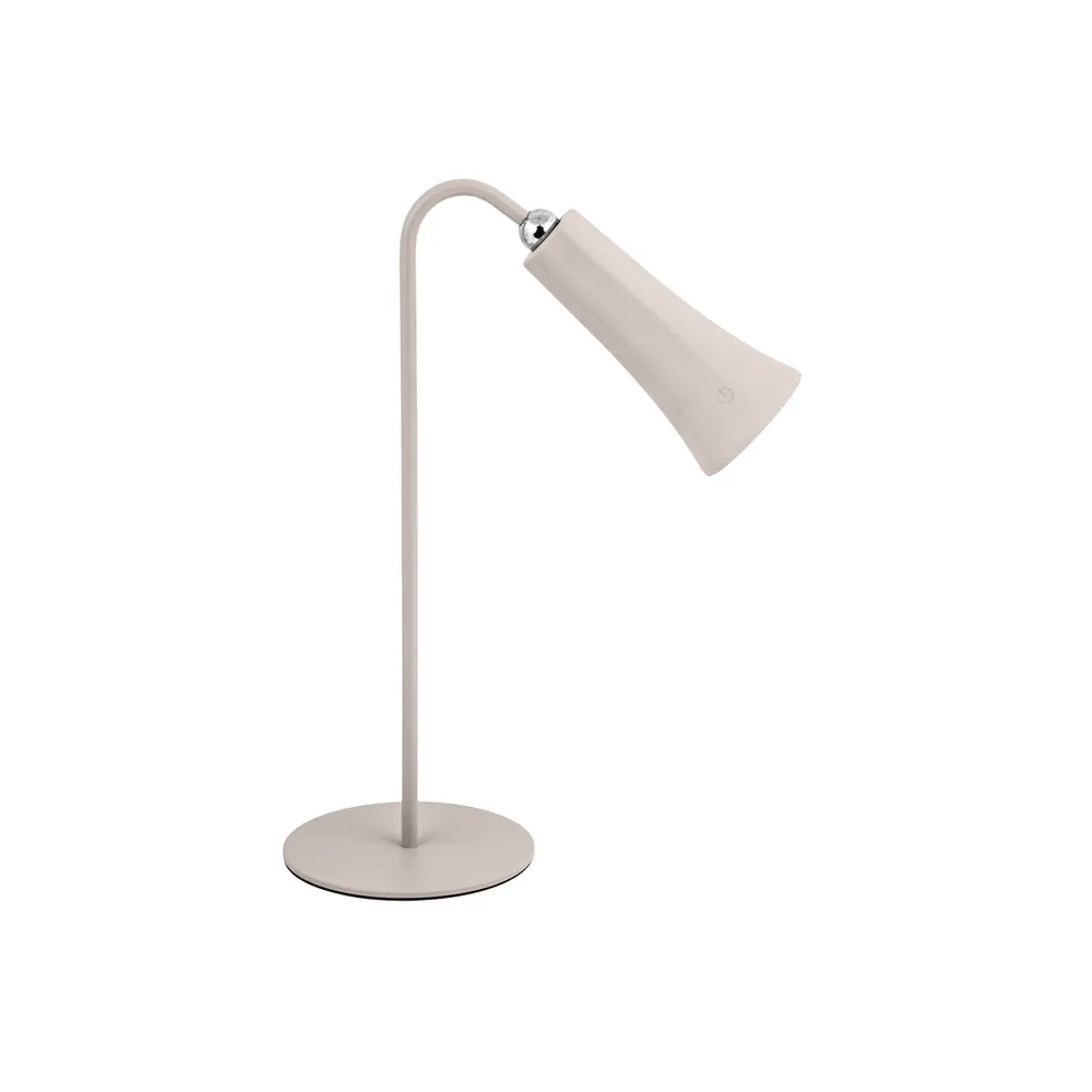 LAMPADA LED RICARICABILE DA TAVOLO ALICE BEIGE (12