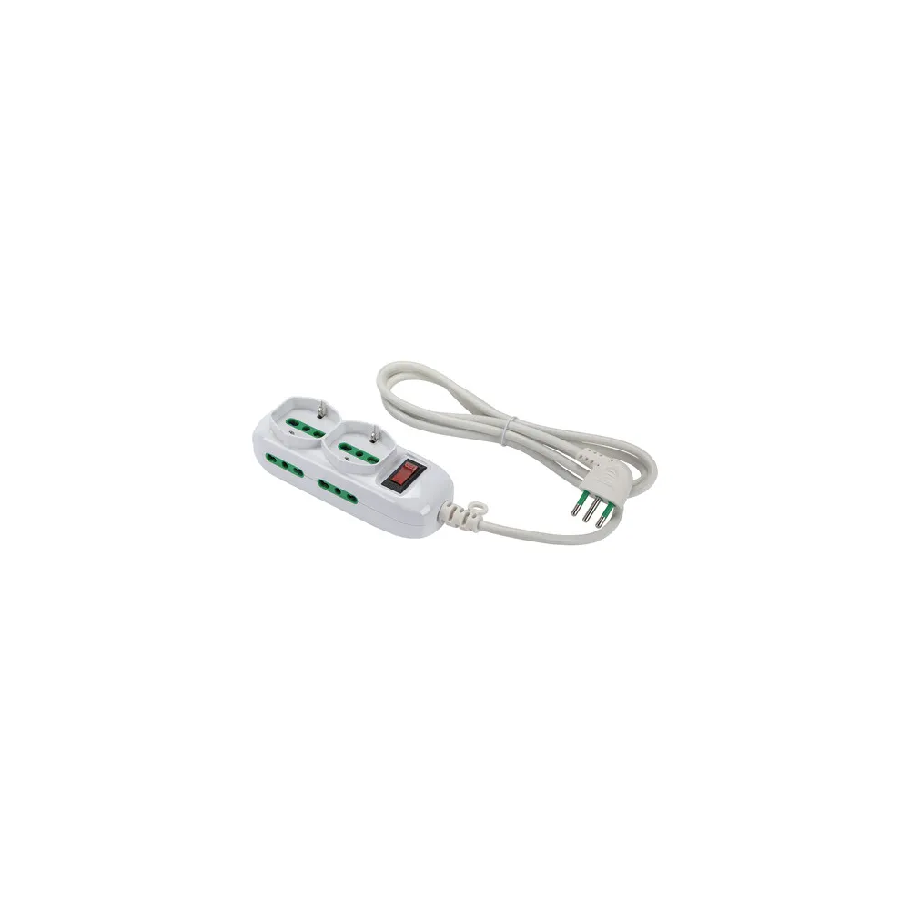 FME 474144 MULTIPRESA 4P BIP+2BIP/SCHUKO SPINA 10A