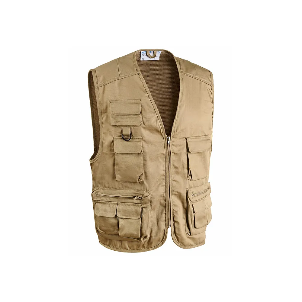 GILET STAR BEIGE TG. L GILET STAR BEIGE TG. L