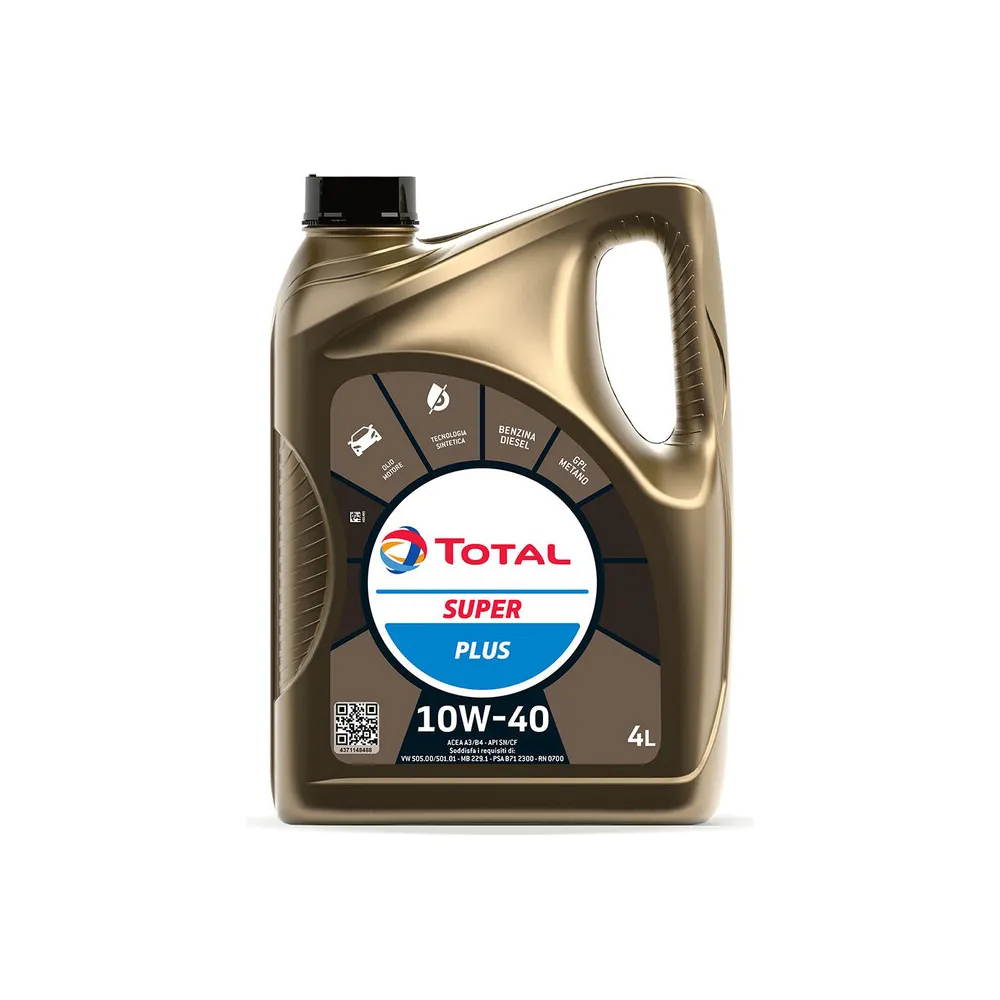 OLIO LUBRIFICANTE TOTAL SUPER PLUS 10W40 4L (3 OLIO LUBRIFICANTE TOTAL SUPER PLUS 10W40 4L (3