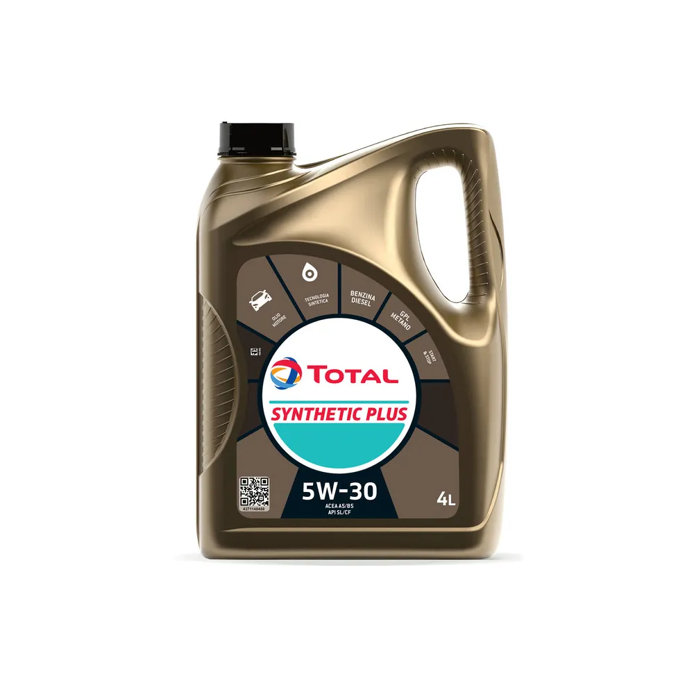 OLIO LUBRIFICANTE TOTAL SYNTHETIC PLUS 5W30 4 L (3 OLIO LUBRIFICANTE TOTAL SYNTHETIC PLUS 5W30 4 L (3