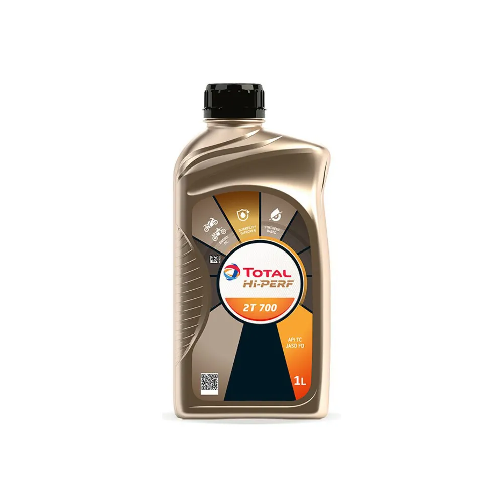 OLIO LUBRIFICANTE TOTAL HI-PERF 2T 700 1 L (12 OLIO LUBRIFICANTE TOTAL HI-PERF 2T 700 1 L (12