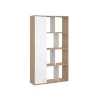KIT LIBRERIA MAZE 89X30X157 QUERCIA/BIANCO L.