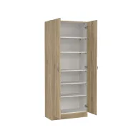 KIT ARMADIO MULTIUSO FOCUS 69X35X170 QUERCIA