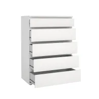 KIT CASSETTIERA 5C NOVA 77X40X107 BIANCA