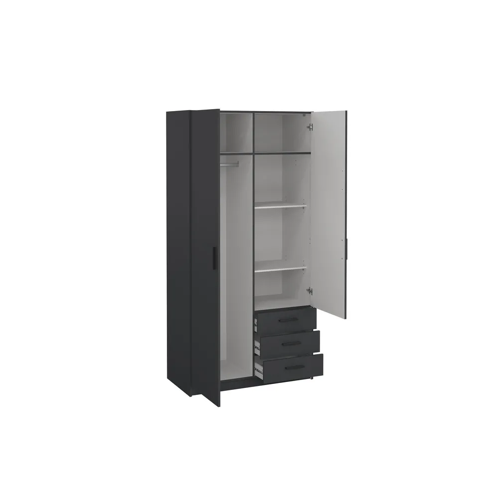 KIT ARMADIO SPRINT 2A+3C 98X50X200 GRIGIO KIT ARMADIO SPRINT 2A+3C 98X50X200 GRIGIO