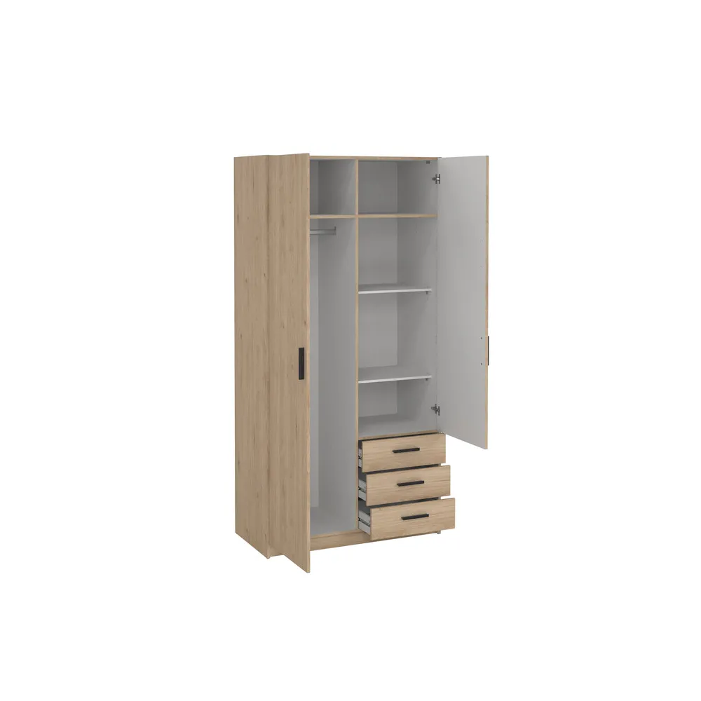 KIT ARMADIO SPRINT 2A+3C 98X50X200 QUERCIA KIT ARMADIO SPRINT 2A+3C 98X50X200 QUERCIA