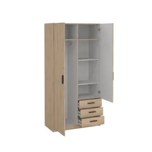 KIT ARMADIO SPRINT 2A+3C  98X50X200 QUERCIA