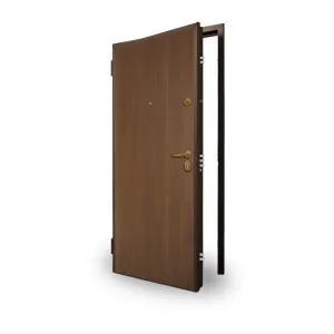 C PORTA BLINDATA C/CONTROT CL.3 NOCE M 80X210 SX