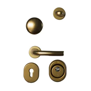 C KIT ACCESSORI BRONZO P/PORTA BLINDATA CILINDRO EUROPEO