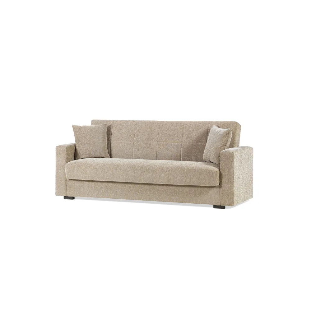 DIVANO PRONTO LETTO NORA 3P LUMOS BEIGE DIVANO PRONTO LETTO NORA 3P LUMOS BEIGE