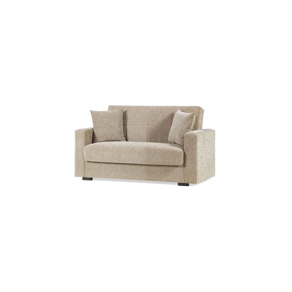 DIVANO 2 POSTI C/CASSETTONE NORA LUMOS BEIGE