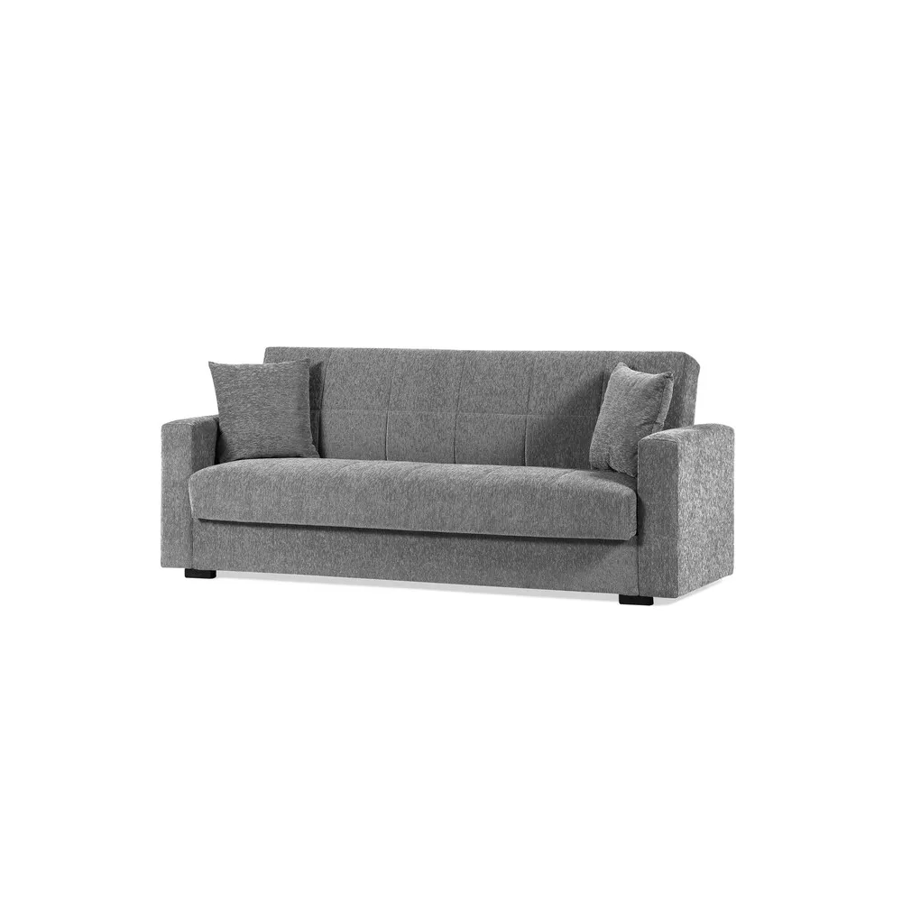 DIVANO PRONTO LETTO NORA 3P LUMOS GRIGIO DIVANO PRONTO LETTO NORA 3P LUMOS GRIGIO