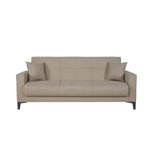 DIVANO PRONTO LETTO BRAVO 3P BACOS MARRONE