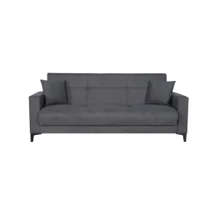 DIVANO PRONTO LETTO BRAVO 3P BACOS GRIGIO