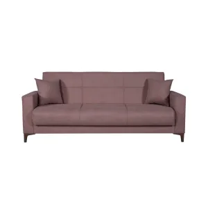 DIVANO PRONTO LETTO BRAVO 3P BACOS VIOLA