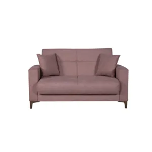 DIVANO 2 POSTI C/CASSETTONE BRAVO BACOS VIOLA