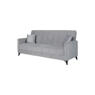 DIVANO PRONTO LETTO SANTI 3P BACOS GRIGIO