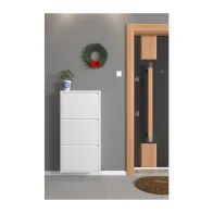 SCARPIERA 3A METALLO CM 50X15X104 BIANCO