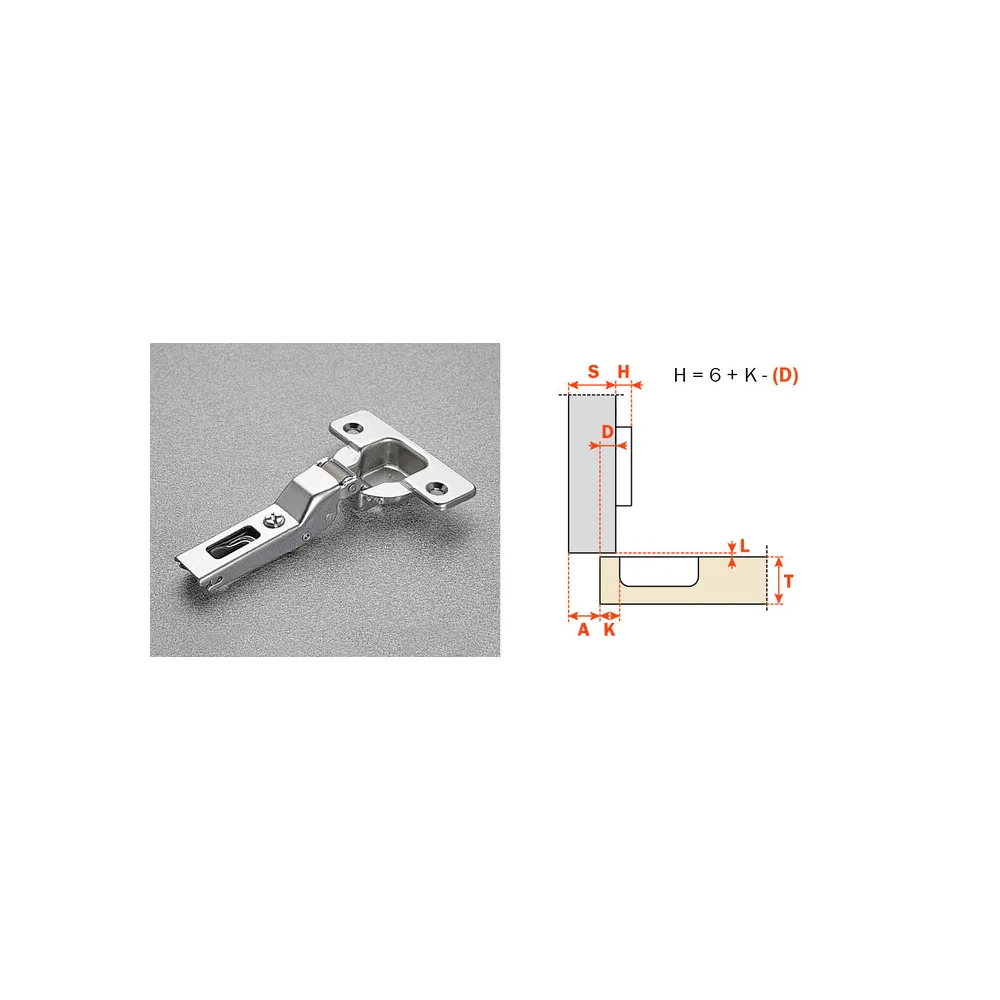 SALICE CERNIERA C2A6G99 F35 COLLO MEDIO 9 110 GRADI (50 SALICE CERNIERA C2A6G99 F35 COLLO MEDIO 9 110 GRADI (50