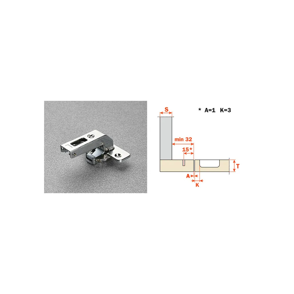 SALICE CERNIERA CONTROCOL C2ABN99 CORTA 94 GRADI (25 SALICE CERNIERA CONTROCOL C2ABN99 CORTA 94 GRADI (25