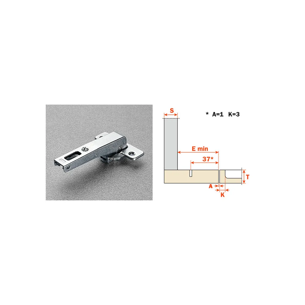 SALICE CERNIERA CONTROCOL C2ABN99AC LUNGA 94 GRADI (25 SALICE CERNIERA CONTROCOL C2ABN99AC LUNGA 94 GRADI (25