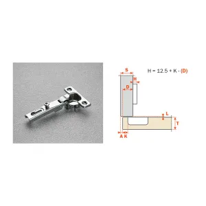 SALICE CERNIERA MINI C6A7C99 COLLO BASSO 0  94 GRADI (25