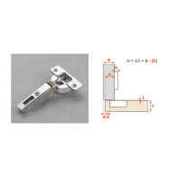 SALICE CERNIERA AMMORTIZ C7A6AE9 COLLO 0 110 GRADI (50
