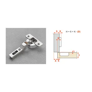 SALICE CERNIERA AMMORTIZ C7A6GE9 COLLO 9 110 GRADI (50