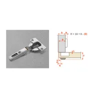 SALICE CERNIERA AUTOMATICA CNA7A99 COLLO  0 94 GRADI (50