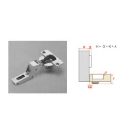 SALICE CERNIERA AUTOMATICA CNA7P99 COLLO 22 94 GRADI (25