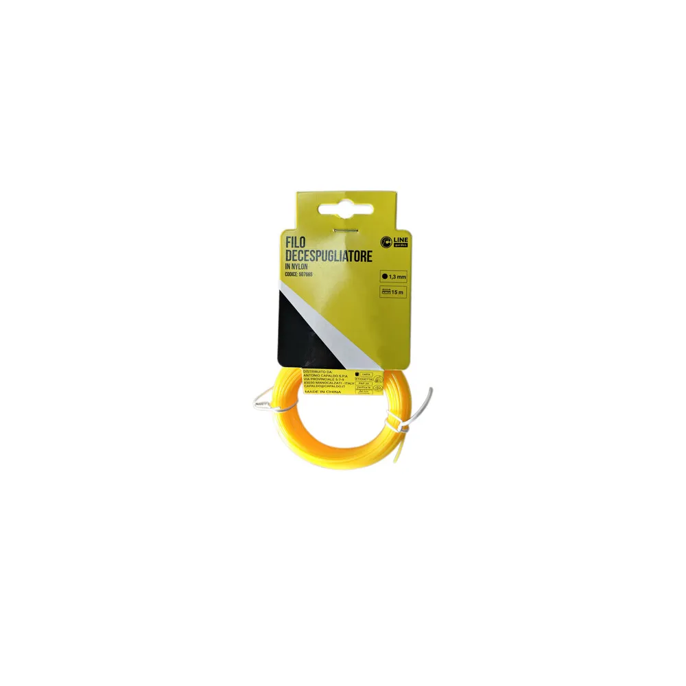 C FILO DECESPUGLIATORE TONDO YELLOW-R MM1.3X15M