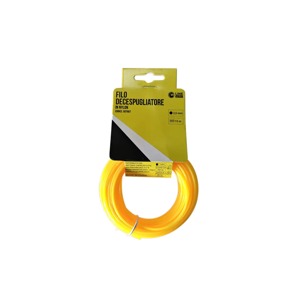 C FILO DECESPUGLIATORE TONDO YELLOW-R MM2.0X15MT C FILO DECESPUGLIATORE TONDO YELLOW-R MM2.0X15MT