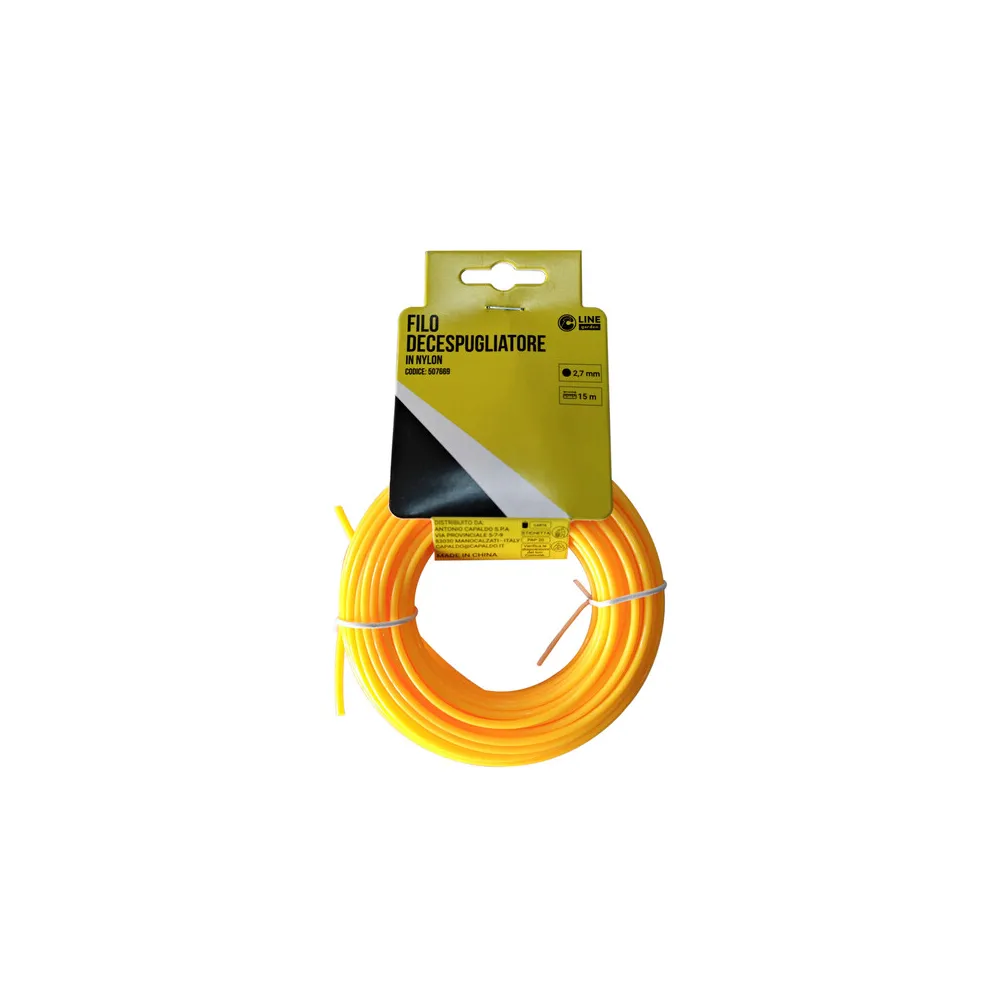C FILO DECESPUGLIATORE TONDO YELLOW-R MM2.7X15MT