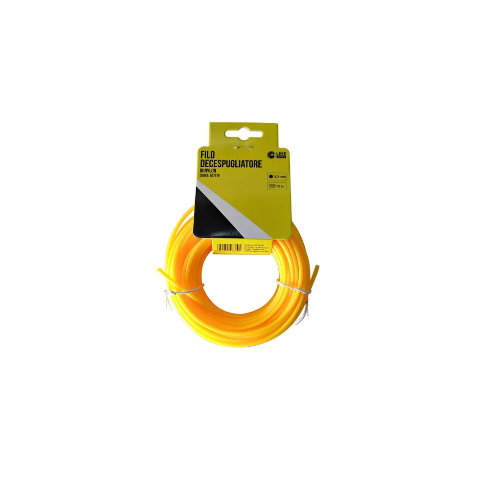 C FILO DECESPUGLIATORE TONDO YELLOW-R MM3.0X15MT