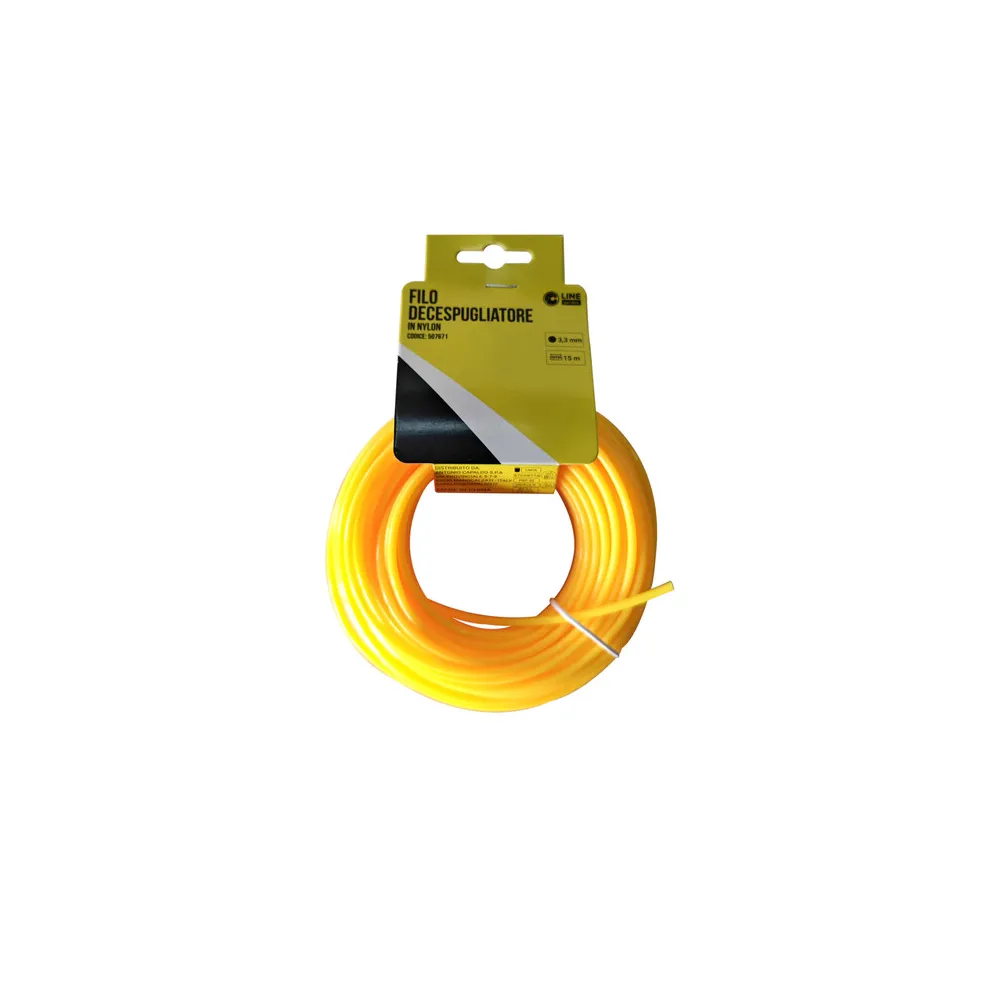 C FILO DECESPUGLIATORE TONDO YELLOW-R MM3.3X15MT