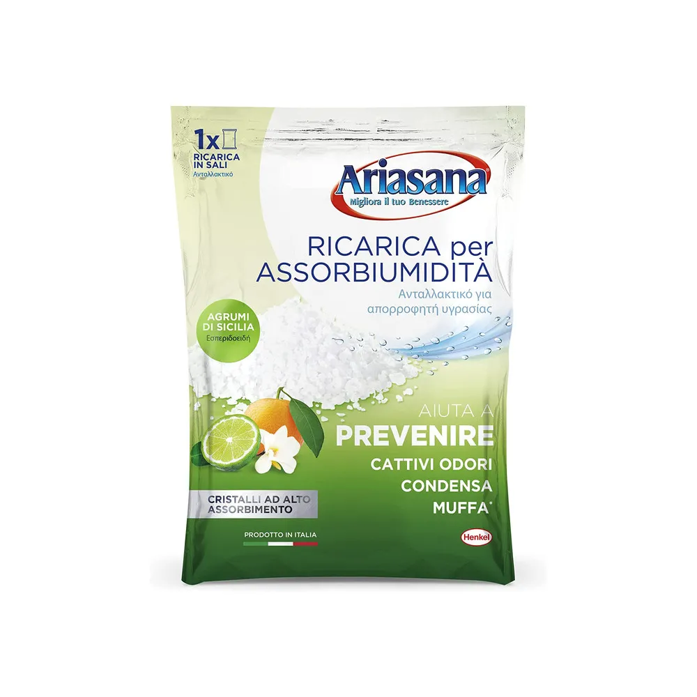 ARIASANA RICARICA IN SALI AGRUMI 1 BUSTA 450 G (24 ARIASANA RICARICA IN SALI AGRUMI 1 BUSTA 450 G (24