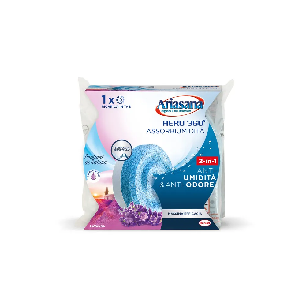 ARIASANA RICARICA AERO 360 TAB LAVANDA 450 G (12 ARIASANA RICARICA AERO 360 TAB LAVANDA 450 G (12