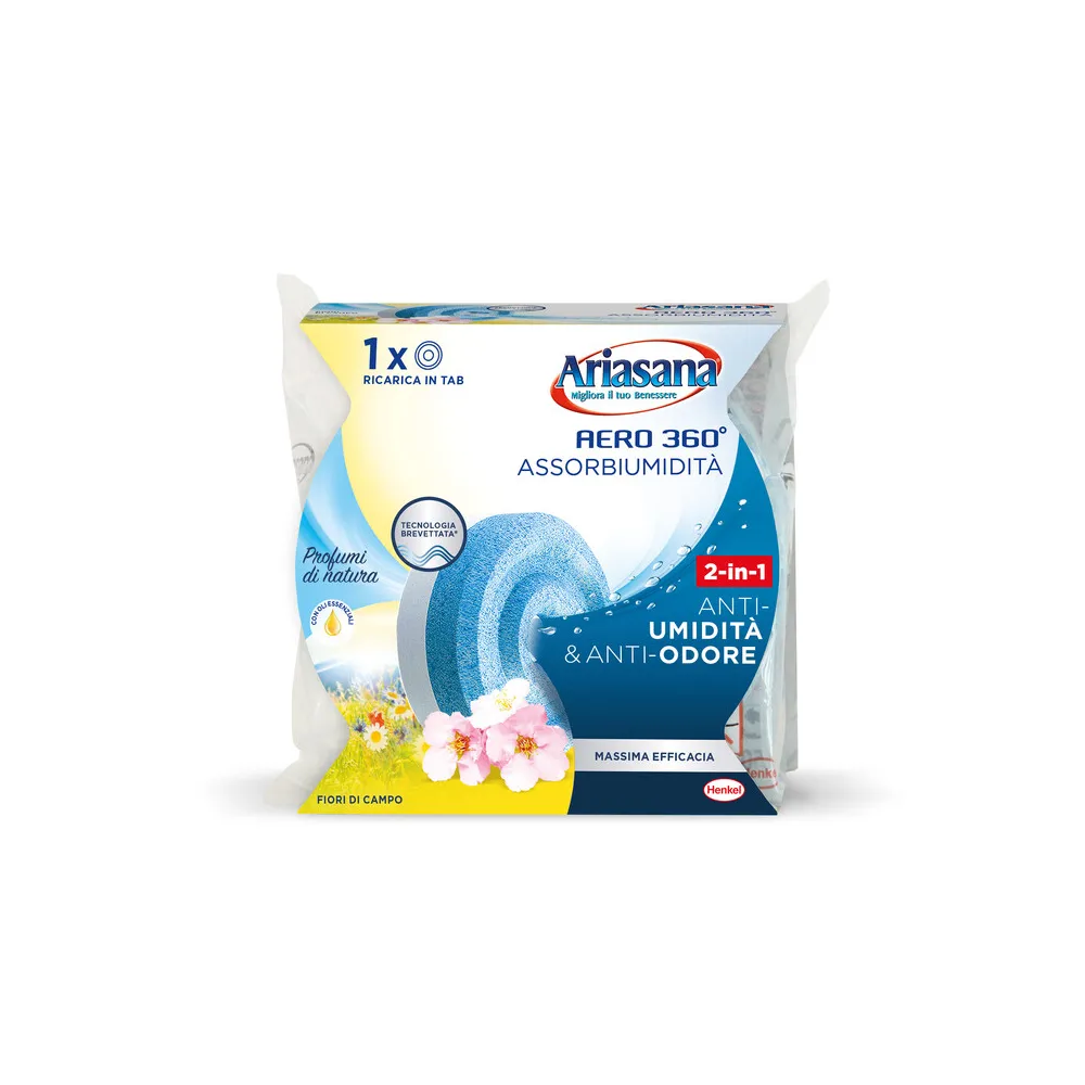 ARIASANA RICARICA AERO 360 TAB FIORI 450 G (12