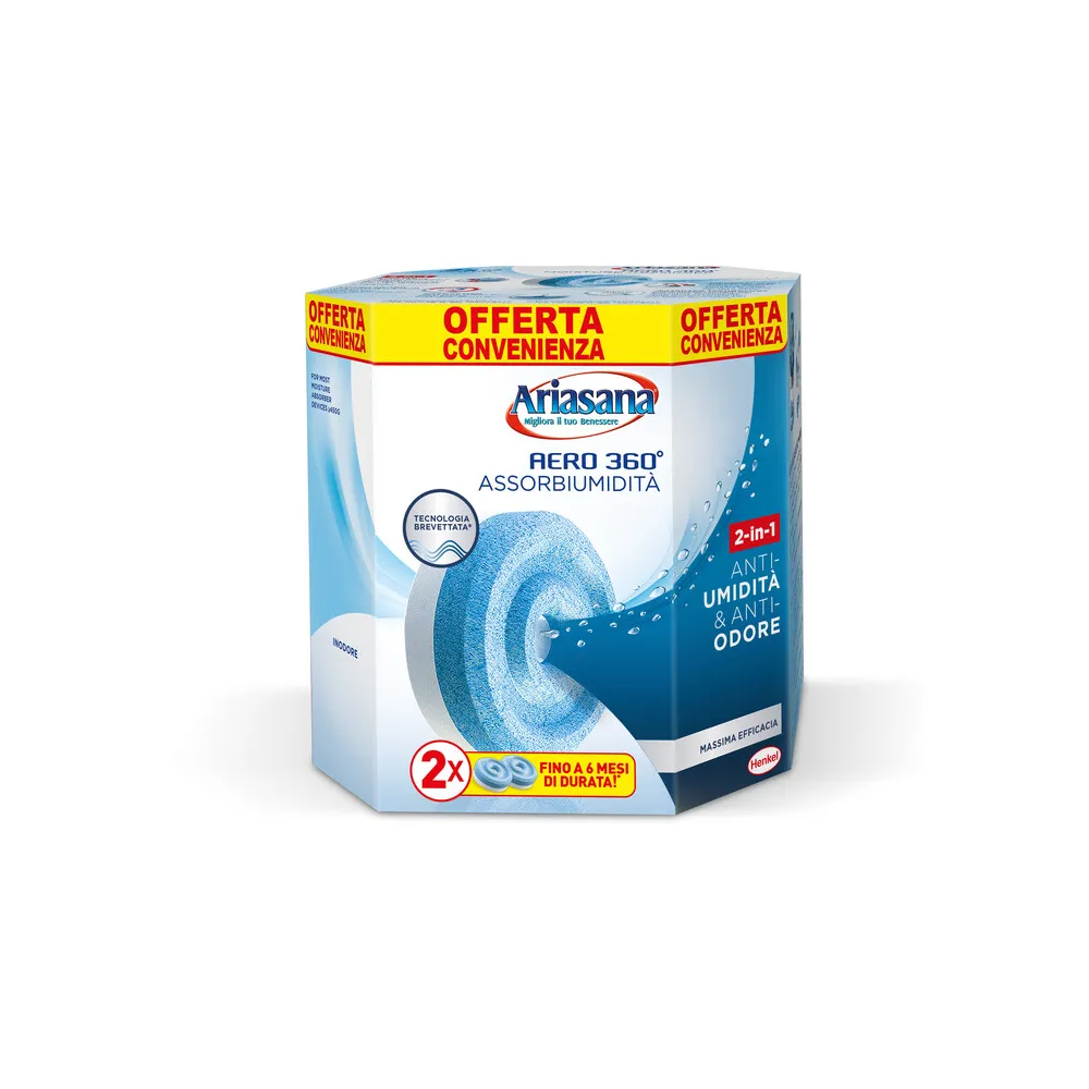 ARIASANA RICARICA AERO 360 TAB INODORE 2X450 G (12 ARIASANA RICARICA AERO 360 TAB INODORE 2X450 G (12