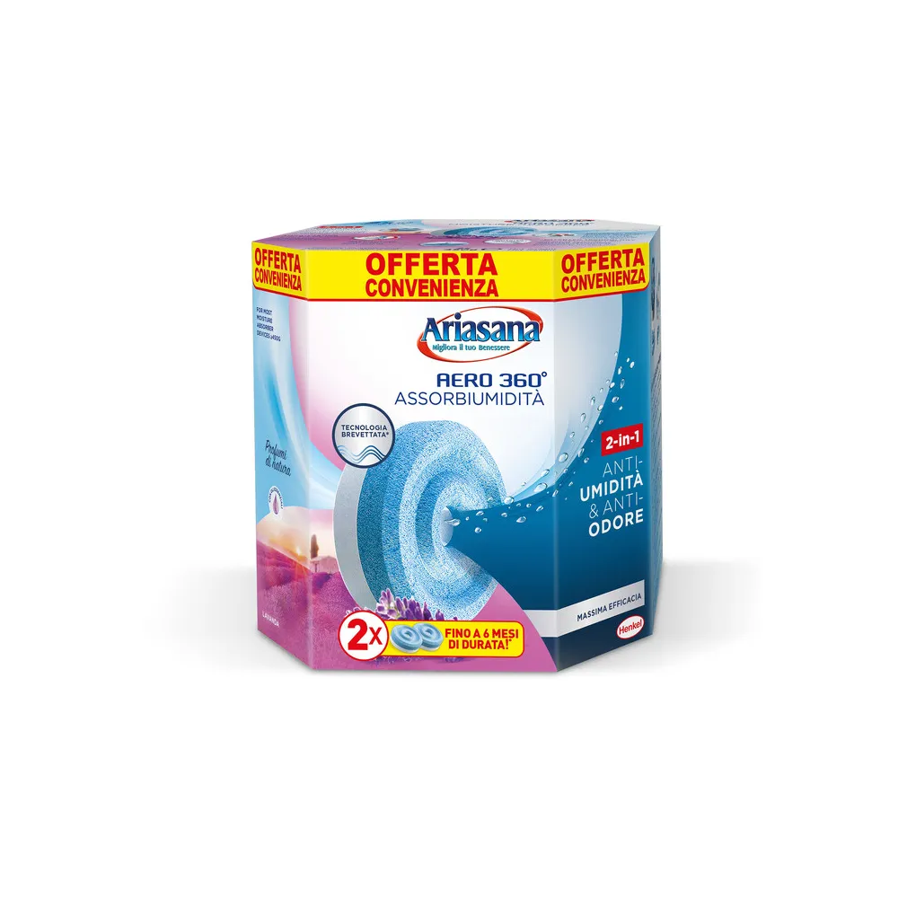 ARIASANA RICARICA AERO 360 TAB LAVANDA 2X450 G (12 ARIASANA RICARICA AERO 360 TAB LAVANDA 2X450 G (12