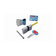 SECUREMME CILINDRO K1 5CH+1C 30+35 CROMO SAT POMOLO