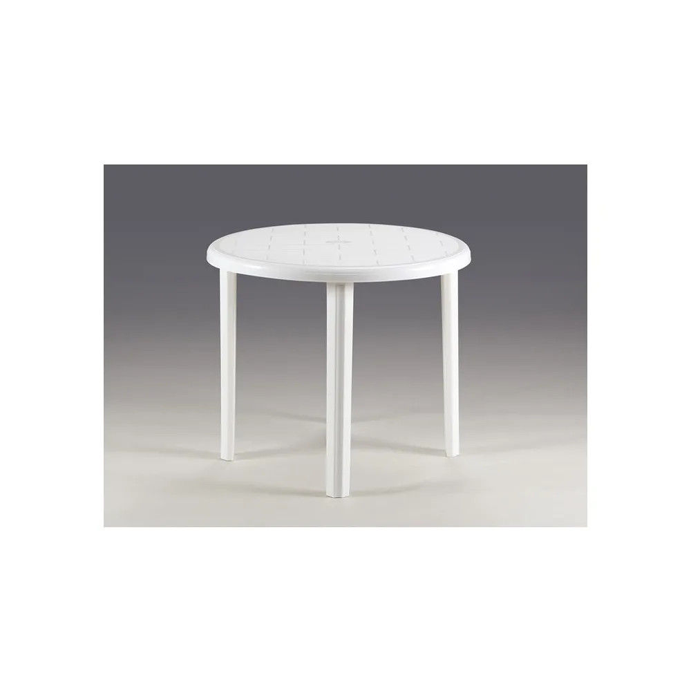 TAVOLO BARBADOS TONDO D. 88 CM BIANCO TAVOLO BARBADOS TONDO D. 88 CM BIANCO