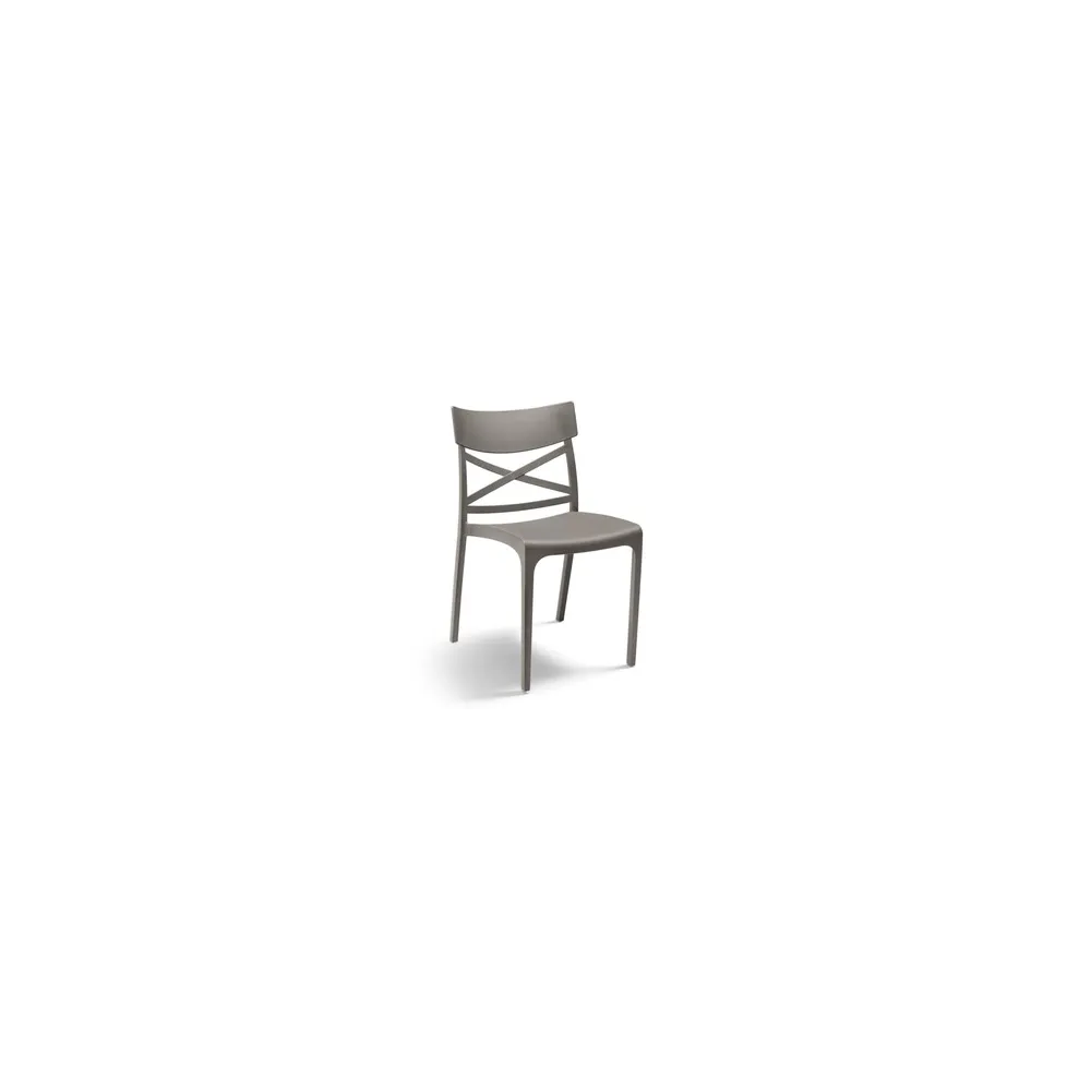 SEDIA CROIX IMPILABILE 46X54XH80CM TORTORA SEDIA CROIX IMPILABILE 46X54XH80CM TORTORA