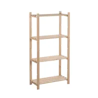 SCAFFALE IN PINO BASICO 4 RIPIANI CM 65X30X131 H