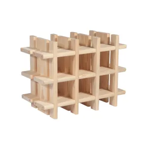 PORTABOTTIGLIE MOD. RIOJA PINO 9P CM 43X22X32