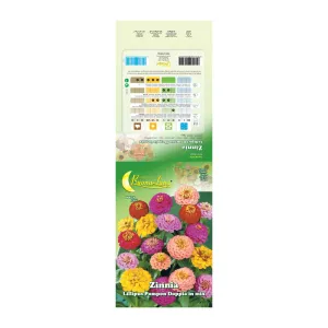 SEMI GARDEN ZINNIA LILLIPUT (10