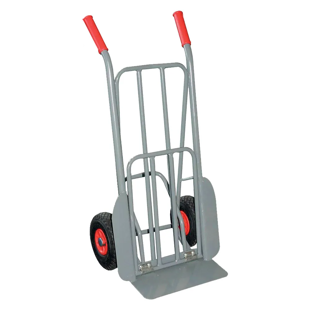 CARRELLO PORTAPACCHI CON PALA RIBALTABILE acciaio verniciato CARRELLO PORTAPACCHI CON PALA RIBALTABILE acciaio verniciato