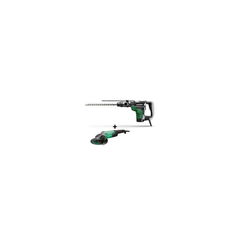 HIKOKI SET MARTELLO DH40MC+SMERIGLIATRICE G23ST HIKOKI SET MARTELLO DH40MC+SMERIGLIATRICE G23ST
