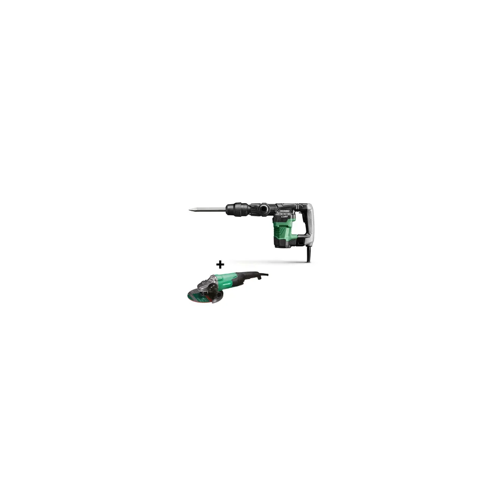 HIKOKI SET MARTELLO DEM H41MB2 + SMERIGL G23ST HIKOKI SET MARTELLO DEM H41MB2 + SMERIGL G23ST